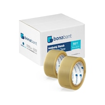 Bonabant Akrilik Şeffaf Koli Bandı 4.5 CM x 100 M 36 Adet