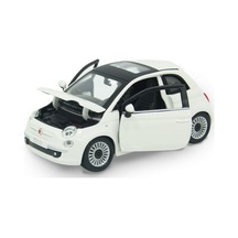 1:24 Fiat 500 2007 Model Araba Beyaz