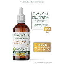 Flowy Oils Yasemin Yağı %100 Doğal Bitkisel Uçucu Yağ 100 ML