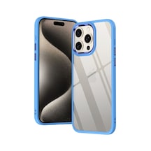 Apple iPhone Uyumlu - 15 Pro Kılıf Power Silikon - Mavi