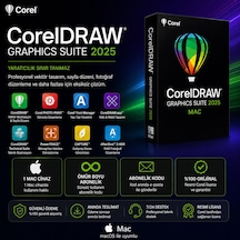 Corel Coreldraw Graphics Suite 2025 Mac - 1 Mac Cihaz Ömür Boyu Abonelik Kodu