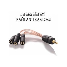 3.5 Mm Stereo Erkek/3 X 3.5 Mm Stereo Dişi 5+1 Kablo Powermaster 3.5 Mm Stereo Erkek/3 X 3.5 Mm Stereo Dişi 5+1 Kablo Powermaster