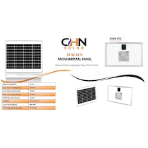 Chn12w12v Güneş Paneli