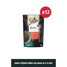 Sheba Sığırlı Yetişkin Kedi Maması 12 x 85 G