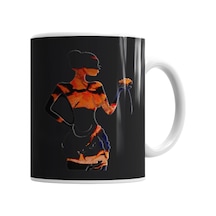 Blacklight Woman Kupa Bardak Porselen Karışık