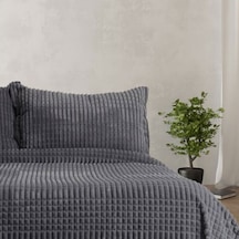 Merinos Modern Line Siyah Çift Kişilik Yatak Örtüsü Takımı