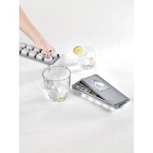 Silikonlu Buz Kalıbı & Buz Matik Kap - Yapışmaz - Bas Çıkar Plastik Şeffaf Diğer
