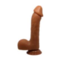 Morgece 23,5 Cm Realistik Vantuzlu Melez Dildo