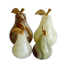 Oniks Doğal Taş Meyve Billo Seti, Dekoratif Feng Shui Seti