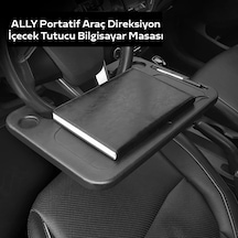 Ally Portatif Araç Direksiyon İçecek Tutucu Bilgisayar Masası- 57