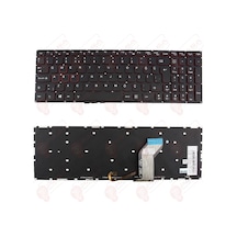 Lenovo Uyumlu İdeapad Y700-15acz, 80ny Klavye Led Işıklı Siyah Tr