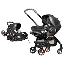 Merkür Bebe Onyx 2'si 1 Arada Oto Koltuğu Bebek Arabası Siyah