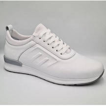 Libero 4195 Beyaz Hakiki Deri Erkek Günlük Casual Sneaker