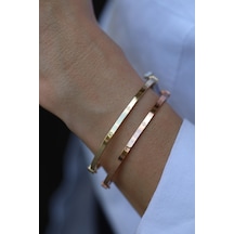 14 Ayar Altın 3mm Çivi Kelepçe