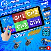 2 Adet 1080p Ahd 150'' Kelebek Kamera Dvr Dokunmatik Ekran Video Müzik 12 Volt