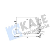 Renault Clio 3 Klima Radyatoru 1.4 2006-2010 Kale 342585