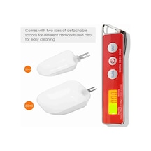 Oldfriend Red 500g 0 1g Dijital Ölçek Kaşığı Hafif Mutfak Tartısı Çay Kahve Baharat Kırmızı