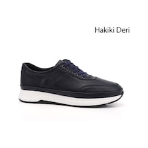 Gönderi(R) Erkek Lacivert Antik Bağcıklı Hakiki Deri Comfort Sneaker Ddma80442139 Lacivert