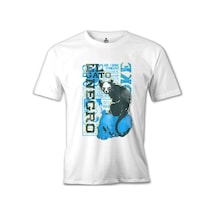 Kara Kedi Beyaz Erkek Tshirt