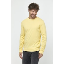 Erkek Bisiklet Yaka Slim Fit Sweatshirt Spr 20k17 001