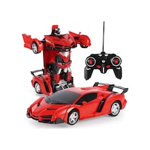 Uzaktan Kumandalı Robota Dönüşebilen Araba - 360 Derece Rotasyon