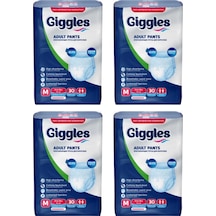 Giggles Külotlu Yetişkin Hasta Bezi Orta Boy M 4 x 30'lu
