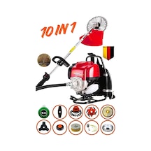 Lieber German Lg018 2.4 Hp 10 Pcs Set Sırt Tipi Tırpan Ot Çalı Çim Biçme Tırpan Makinesi