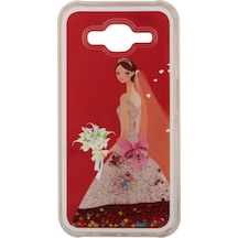 Nettech Samsung Galaxy J500 J5 Uyumlu Desenli Seri Arka Koruma