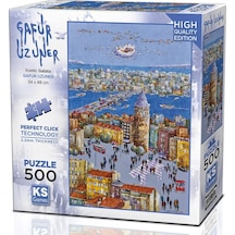 Ks Games 500 Parça Galata Kulesi Puzzle - Gafur Uzuner
