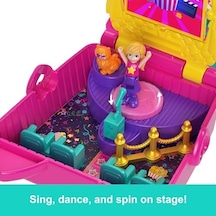Polly Mini Bebek Ve Aksesuarları İle Patlamış Mısır Temalı Kedicik Sineması Mini Oyun Seti, Mikro Bebek Ve Kedicik Figürü Dahil 8 Aksesuar, Jfv01 Açık Ahşap