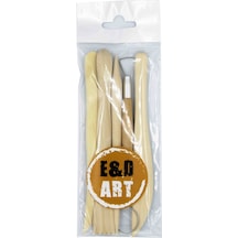 E&d Art Ebeşuar 5'li Ahşap Kil Şekillendirme Seti / Ed.52738