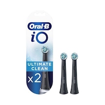 Oral-b Io Ultimate Clean Siyah Diş Fırçası Yedek Başlığı 2 Adet Florürsüz Ve Bpa İçermez