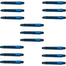 M5 Set 15 Adet 35mm Şeffaf Mavi Polikarbon Dart Shaft-şaft