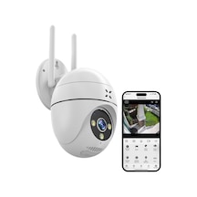 Xenon Smart Dış Mekan Wi-Fi Güvenlik Kamerası FHD Gece Görüşü Çift Yönlü Ses ve Led Aydınlatma X7266