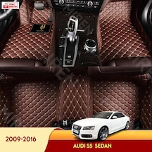 Audi S5 2009-2016 Sedan Araç 5D Havuzlu Suni Deri Oto Paspas