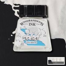 Winsor & Newton Çini Mürekkebi 14Ml - White