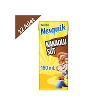 Nestlé Nesquik Kakaolu Süt 180 Ml X 12 Adet