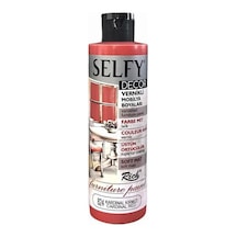 Rich Selfy Decor Vernikli Boya 240Cc - Kardinal Kırmızı 824