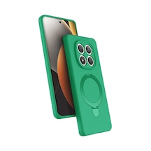 Redmi Note 15 Pro 4g Regal Magsafe Standlı Kapak - Yeşil Bz8683140925659