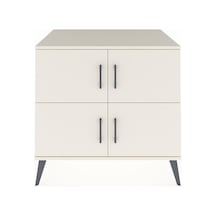 Kronos Şifonyer 2 Raflı 4 Kapaklı 88x59x80 Aytaşı-aytaşı/antrasit Aytaşı/antrasit