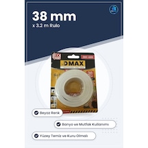 Su Sızdırmaz Bant 38 Mm X 3.2 M Beyaz Yapışkanlı Banyo Mutfak Sız