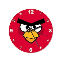 Angry Birds Desenli Duvar Saati (407732679) Çok Renkli