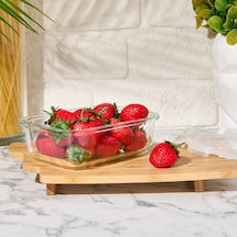 Freshlockk Dikdörtgen Saklama Kabı - Şeffaf - 600 Ml Çok Renkli