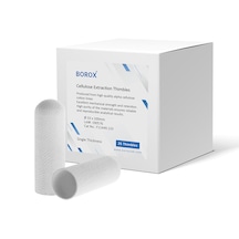 Borox Soxhlet Ekstraksiyon Kartuşu - Selüloz - 33x100mm