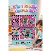 Lol Surprise 2 Si 1 Arada Yapboz 35 Ve 60 Parça Zihinsel Gelişimi Destekleyen Eğitici Çocuk Puzzle