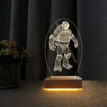 3D Masa Lambası Çocuk Odası Ninja Kaplumbağa Gece Lambası