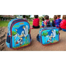 Sonic Okul Çantası İlkokul Başlangıç Seti Çok Renkli
