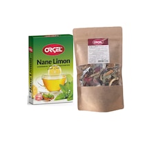 Orçel Karışık Kök ve Bitki Kış Çayı 200 G + Nane Limon 200 G