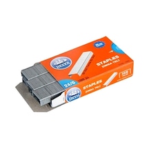 Delta Zımba Teli 24/6 Gümüş - 3 Paket