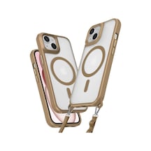 Apple iPhone Uyumlu 15 Plus Kılıf Enka Magsafe Silikon Kılıf - Desert Bz8683140828158